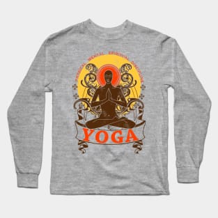 Yoga : Physical Mental Spiritual Discipline Long Sleeve T-Shirt